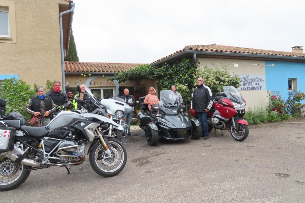 Bel Hotel Restaurant La Gentilhommiere Trèbes Buitenkant foto