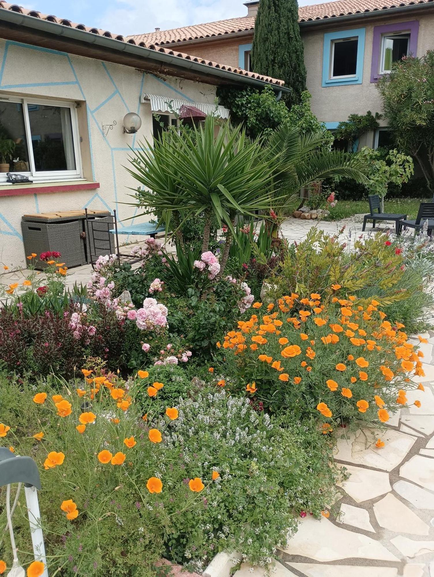 Bel Hotel Restaurant La Gentilhommiere Trèbes Buitenkant foto